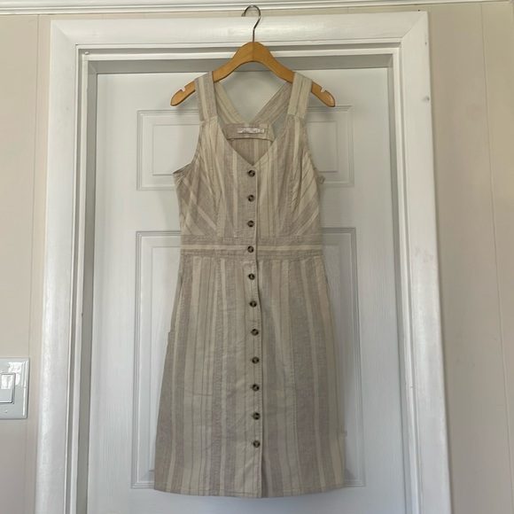 prAna XS racer back hemp/cotton/spandex knee length casual dress - Picture 5 of 14